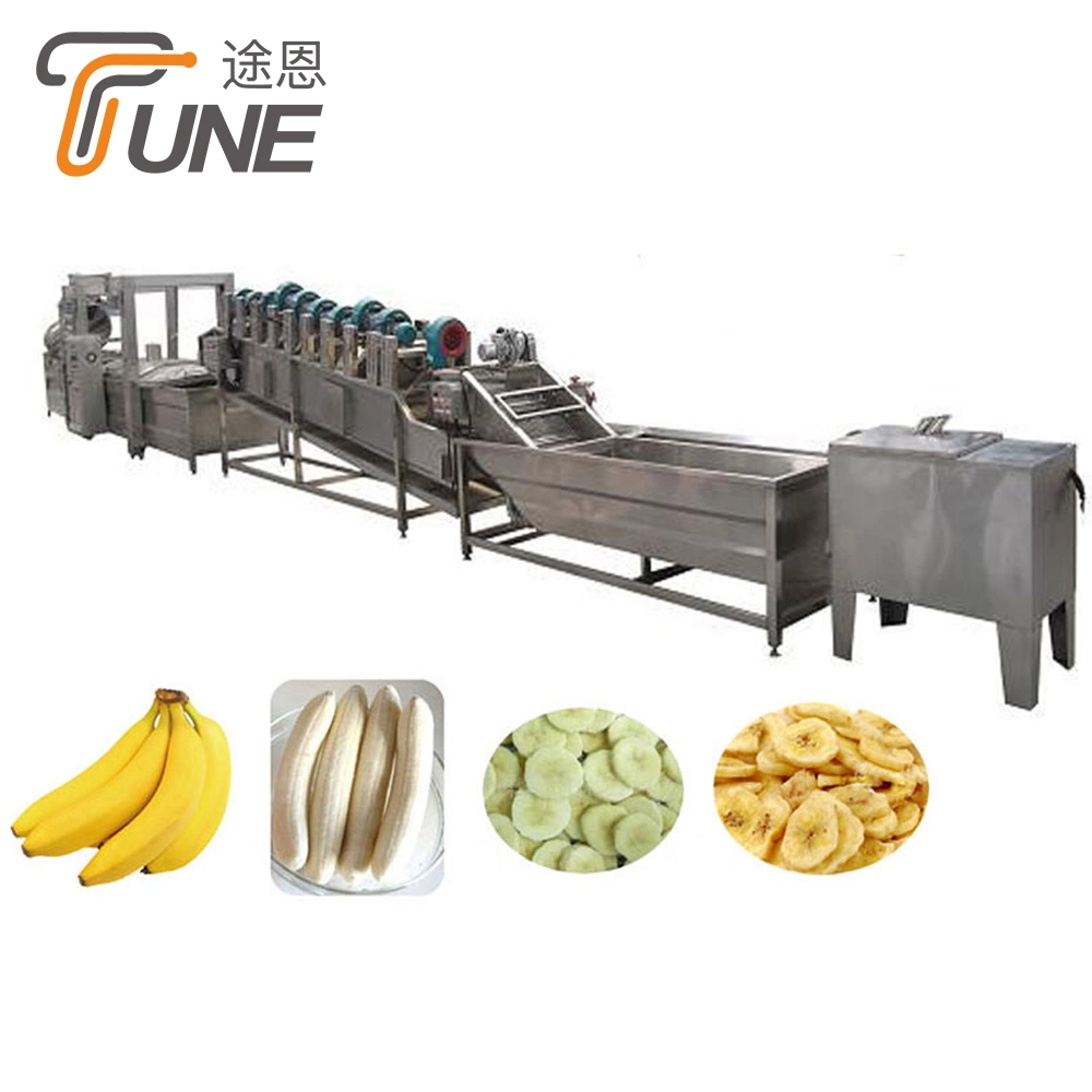 Vollautomatische Produktionslinie Für Bananenschnitte/Kartoffelchips/Gefrorene Pommes Frites