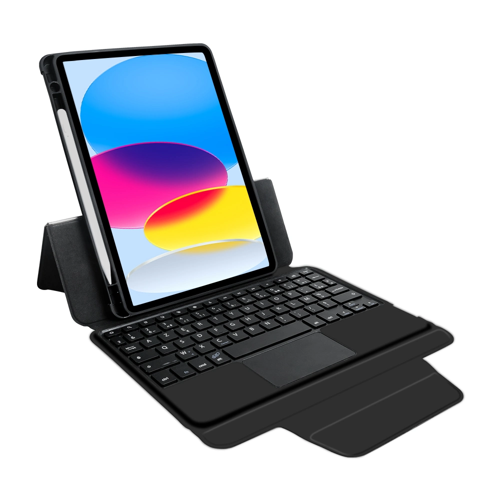 Detachable Back Cover Integrated Bluetooth Keyboard Tablet Case for iPad 10 2022