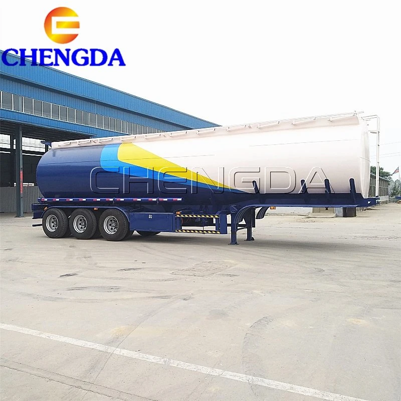 3 Axle 42000L 4 Compartments Fuel Tank Truck Trailer