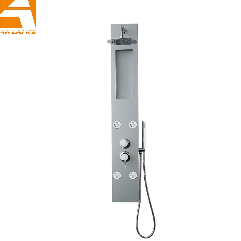 Corner Aluminum Alloy Shower Panel (LN-A8134)