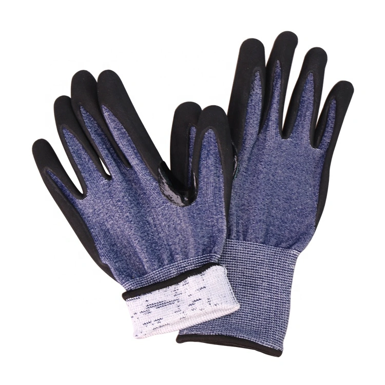 15gauge Mircro Foam Nitrile Coated Breathable Hand Work Glove