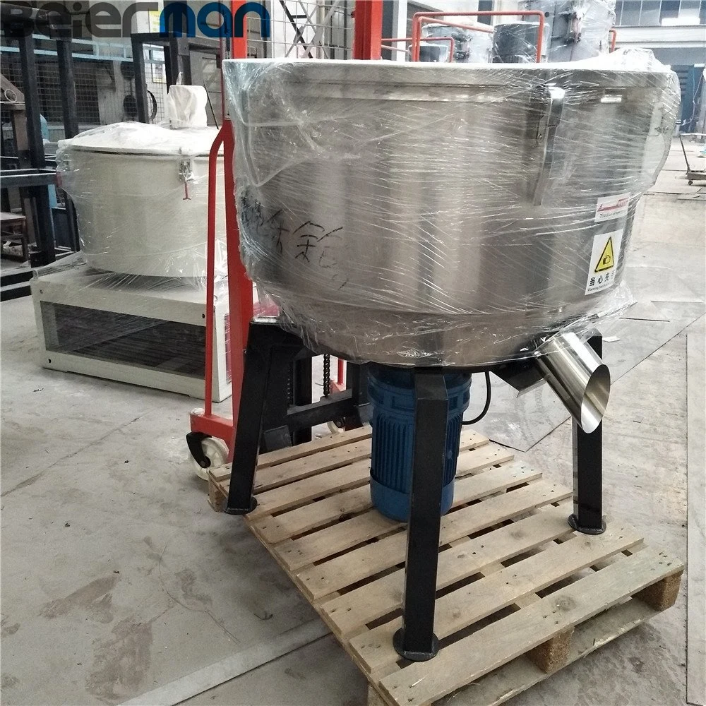 2023year 200kg Stainless Steel Vertical Plastic Granules Mixer PP ABS PVC Pet Plastic Raw Material Mixing Silo Pellets Color Mixer