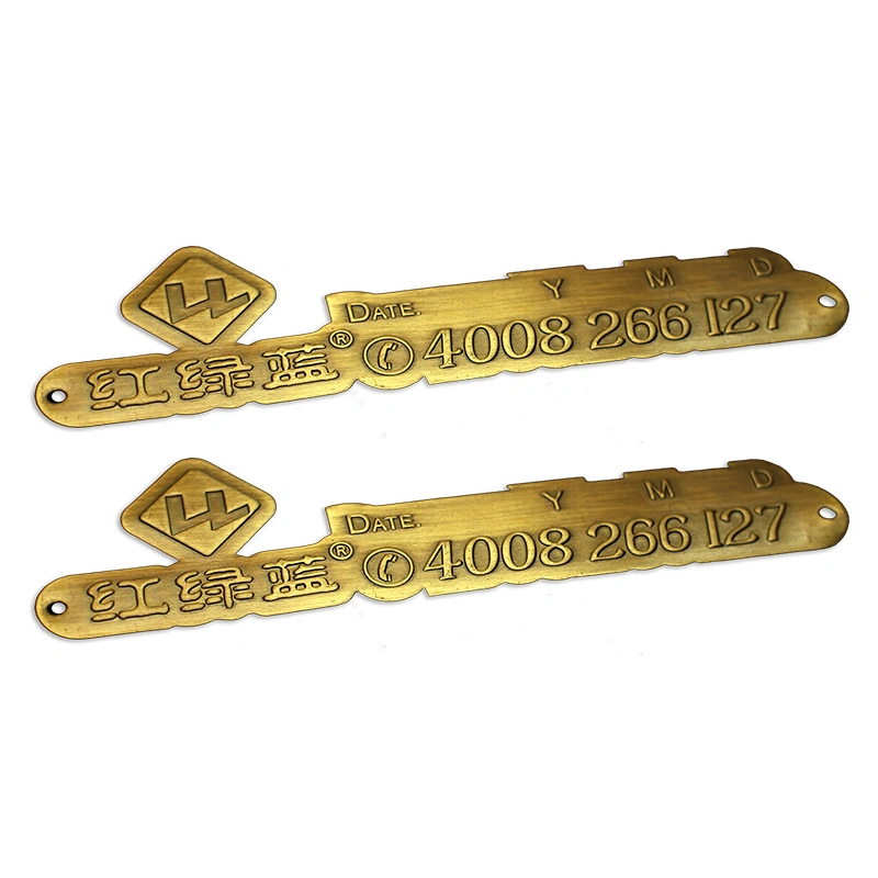 Original Factory Wholesale/Supplier Customized Electroplated Etching Metal Brass/Bronze/Golden/Nickel/Chrome Tag Label for Garment/House/Furniture/Animals