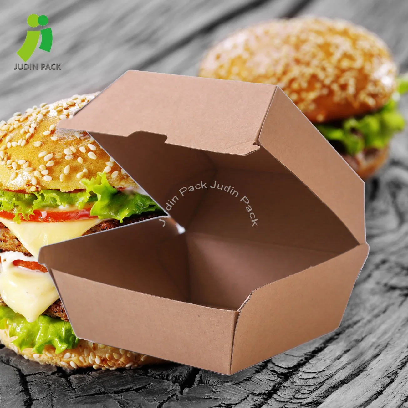 Einwegprodukte Lebensmittelverpackungen für Hamburger Box