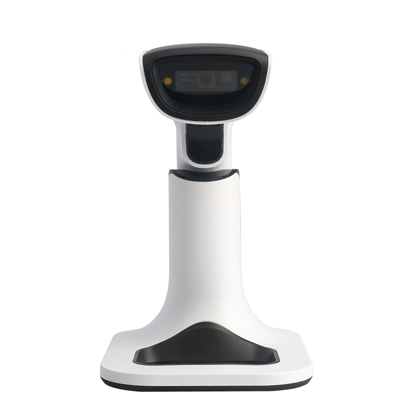 Auto-Detection Wired 2D Qr Code Barcode Scanner with Charging Stand