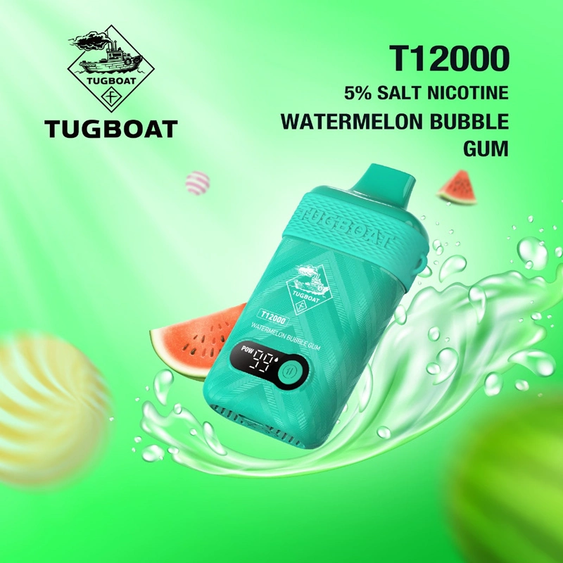 Tugbaot T12000 Original Disposable/Chargeable Vape Box Ecigarette 12000 Puffs Display Screen Indicator