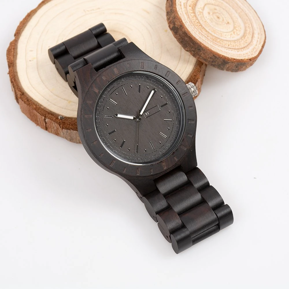 El Movimiento de los hombres Relojes de Pulsera de madera multifuncional diseñador Vintage ver