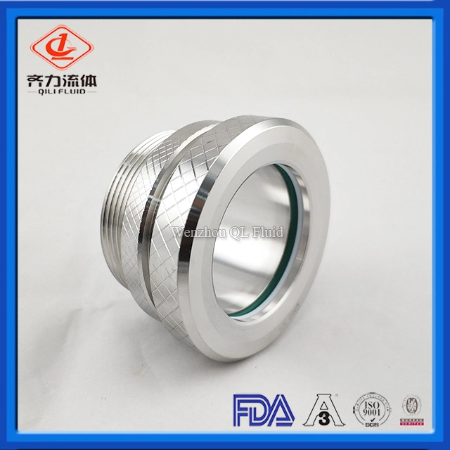 Sanitary Stainless Steel CNC Machine Custom Union Sight Glass