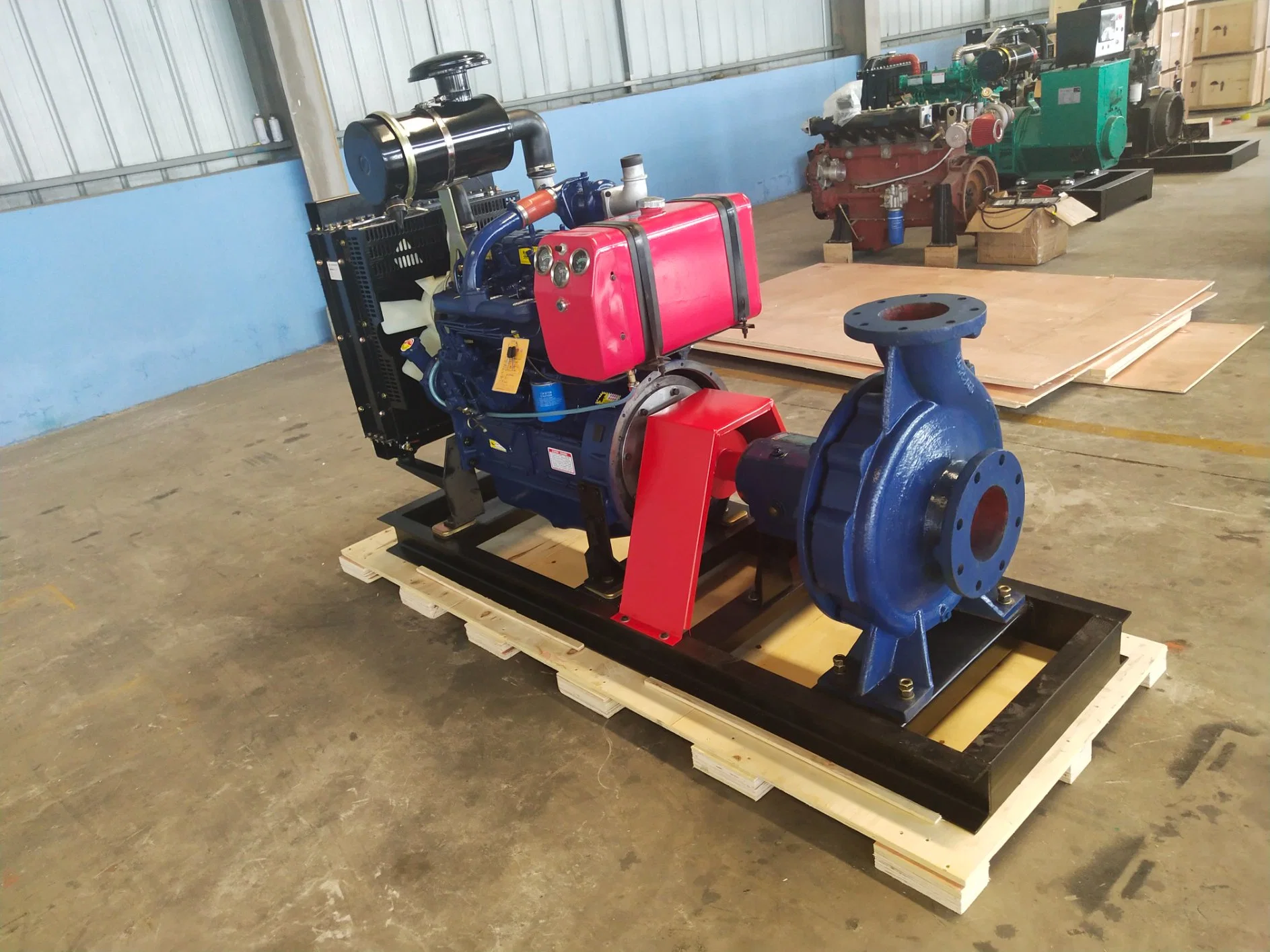 Stationary Type Self-Priming Diesel Engine Water Pump Set