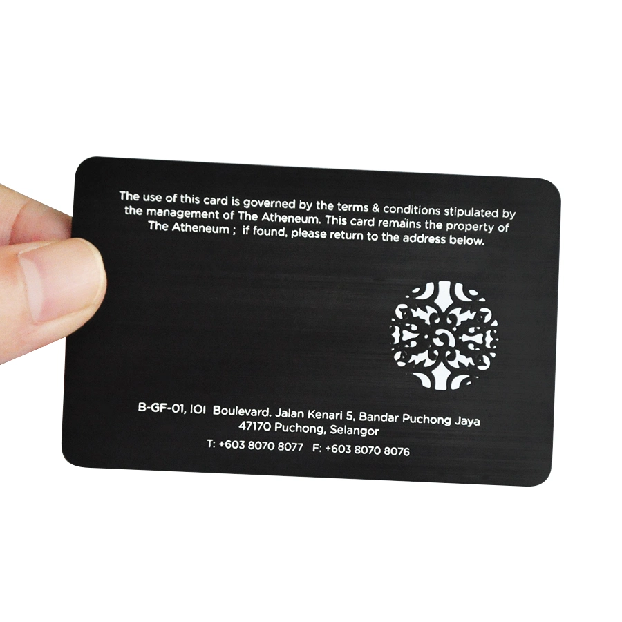 Gold Hot Stamping/Gold Foil PVC Plastic Membership Card