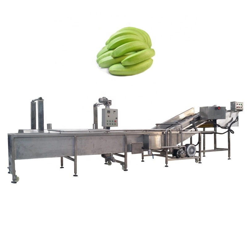 Big Capacity 300kg 500kg 1000kg/H Plantain Banana Chip Cutting Frying Processing Production Machine Line