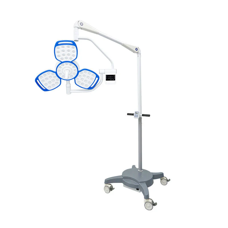 Portable Medical Examination Lights Floor Stand Adjustable Dental/Vet Shadowless Lamp