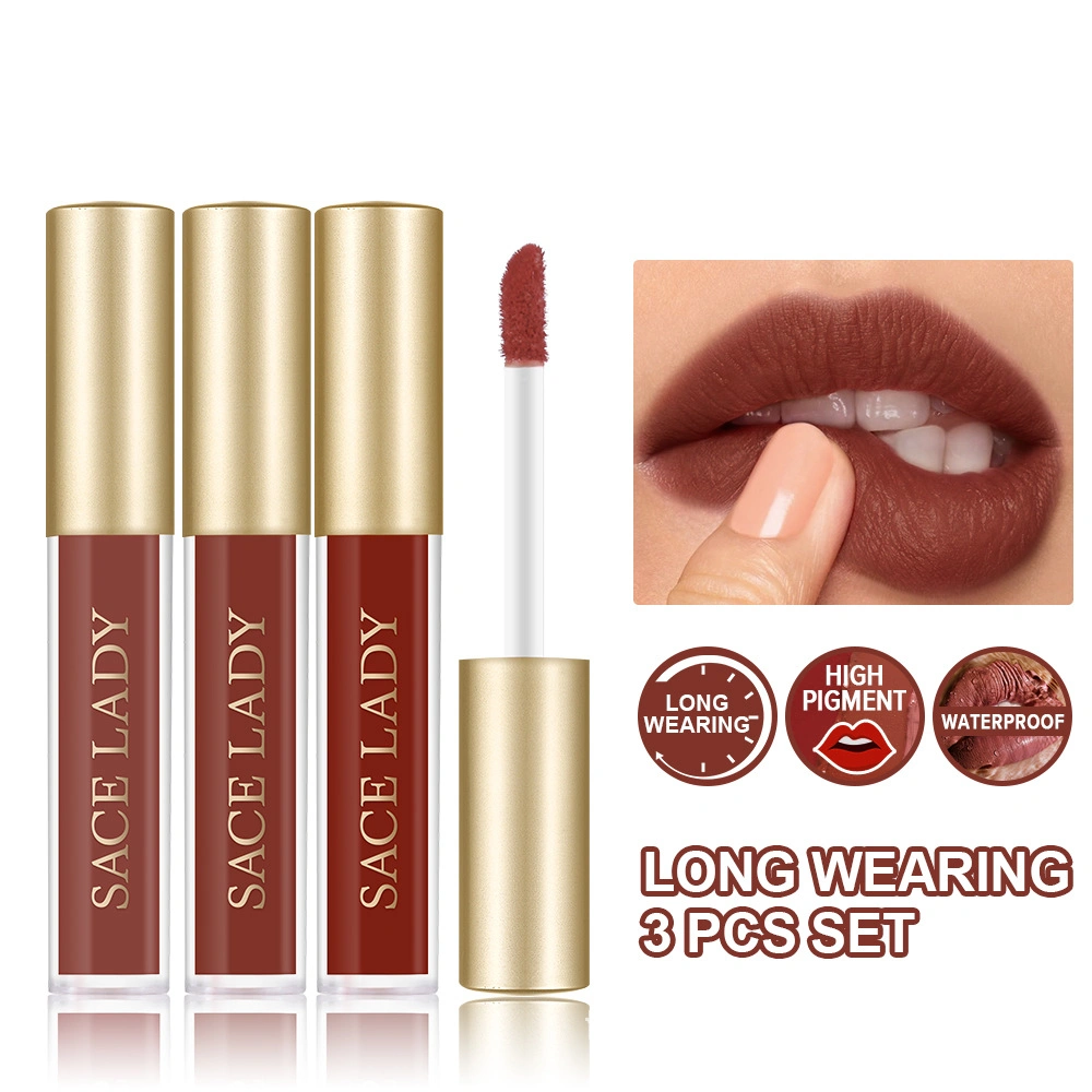 Sace Lady Set Durable Velvet Matte Non-Stick Lip Glaze