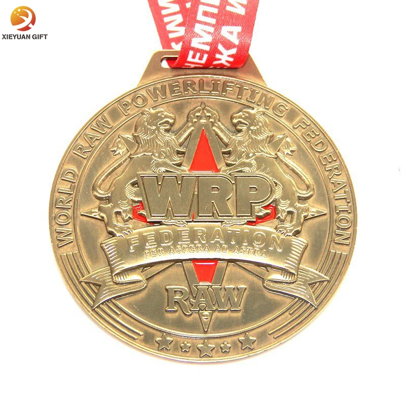 Factory Direct Price Colorful Cartoon Souvenir Youth Soccer Metal Medals