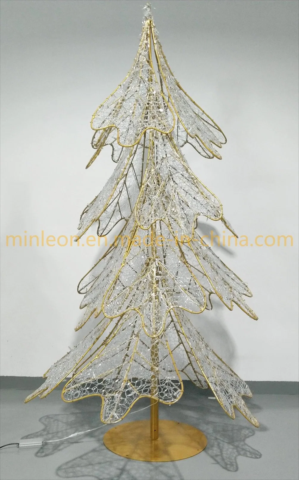 1,8M/2,5M 3D exibir Pine Tree Árvore de Natal Decoração de Rua Motivo de Exibição de Natal