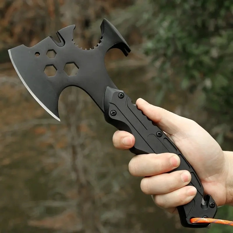 Edelstahl Holzgriff Multi Tool Hammer Tragbare Multi Axe Für Camping