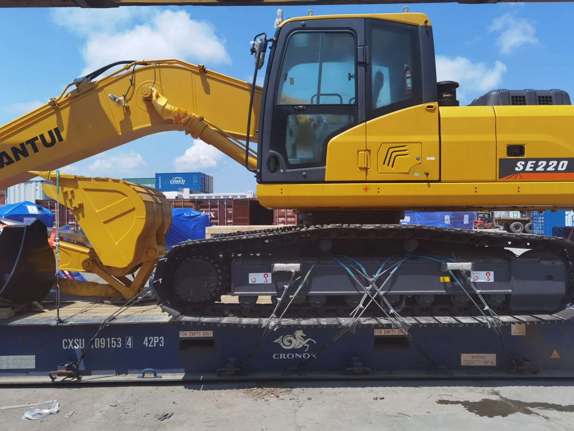 Shantui 22ton excavadora hidráulica se220 excavadora de cadenas en Filipinas