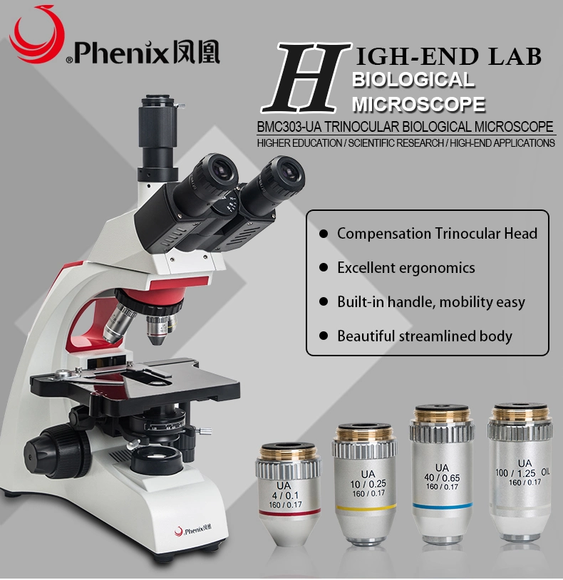 Intelligent and Smart Digital Microscope Biological Trinocular with Camera and Tablet