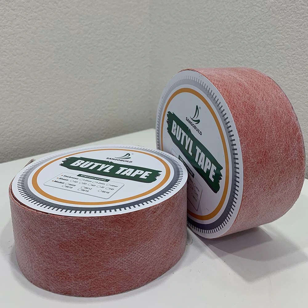 Villa Using 2019 New Aluminum Foil Butyl Rubber Tape Adhesive Sealing Best for RV Roof Marine Repair Traditional Construction Material Nonwoven Butyl Tape