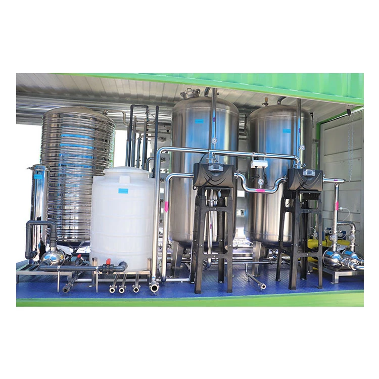 Container Filtering System Reverse Osmosis Water Purification Machine