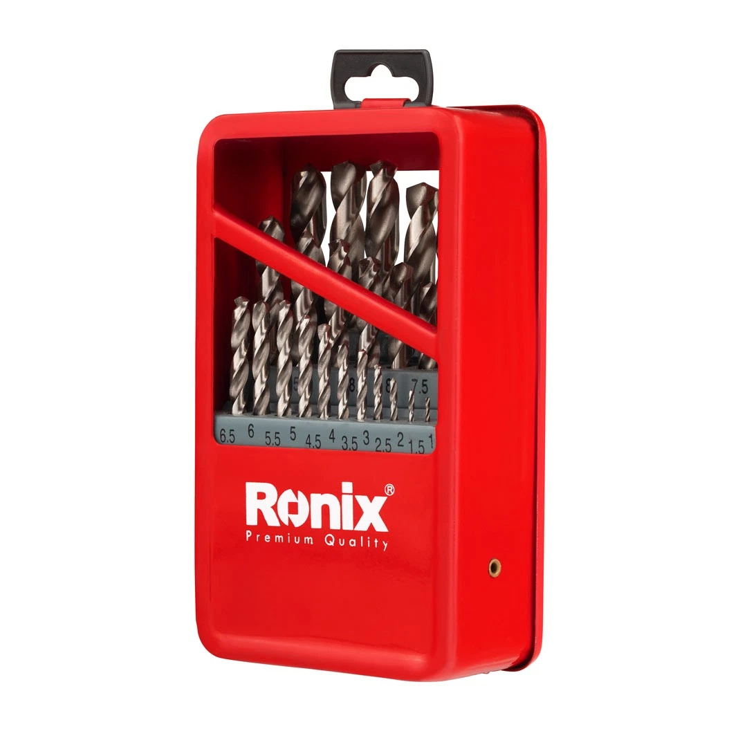 Modèle Ronix RH-5582 les outils à main Mèches à bois Set Boîte en métal