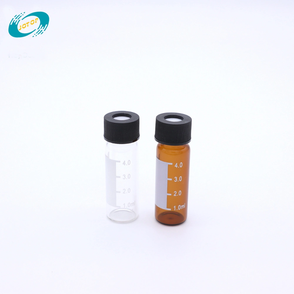 Autosampler HPLC Amber Glass Vial Bottles with Write-on Spot