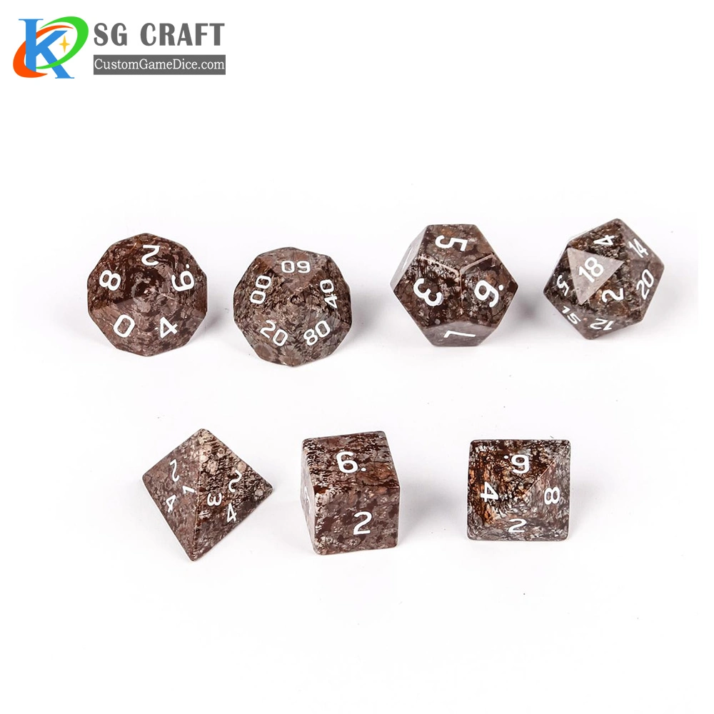 Factory Wholesale/Supplier Price High quality/High cost performance Customized Dice Casino Dice for Custom Logo Board Game Game Digital Dice Set