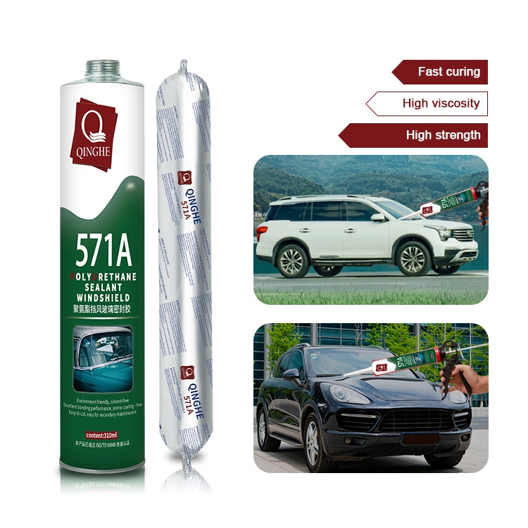 Single Component Car Windshield Window RTV Auto Glass Windscreen PU Sealant 600ml