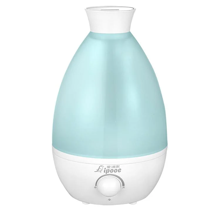 Mini humidificateur d'air pour gouttes d'eau de bureau 1,5 l avec humidificateur de brume Voyant LED