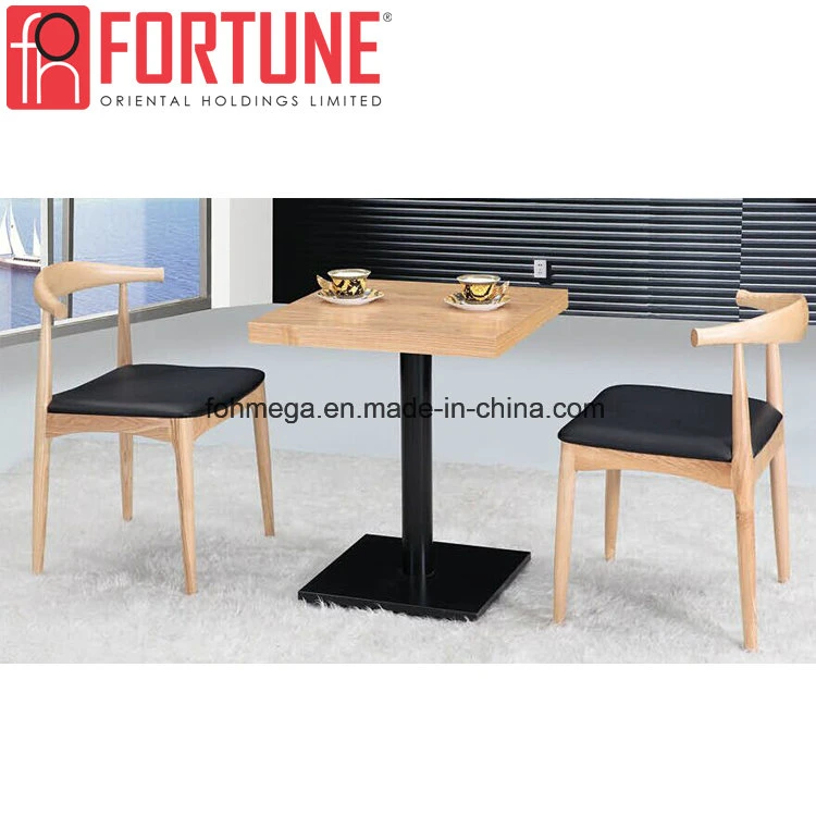 High quality/High cost performance  Restaurant Leather Chairs with Power Coasted Legs Table (FOH-BCA05)