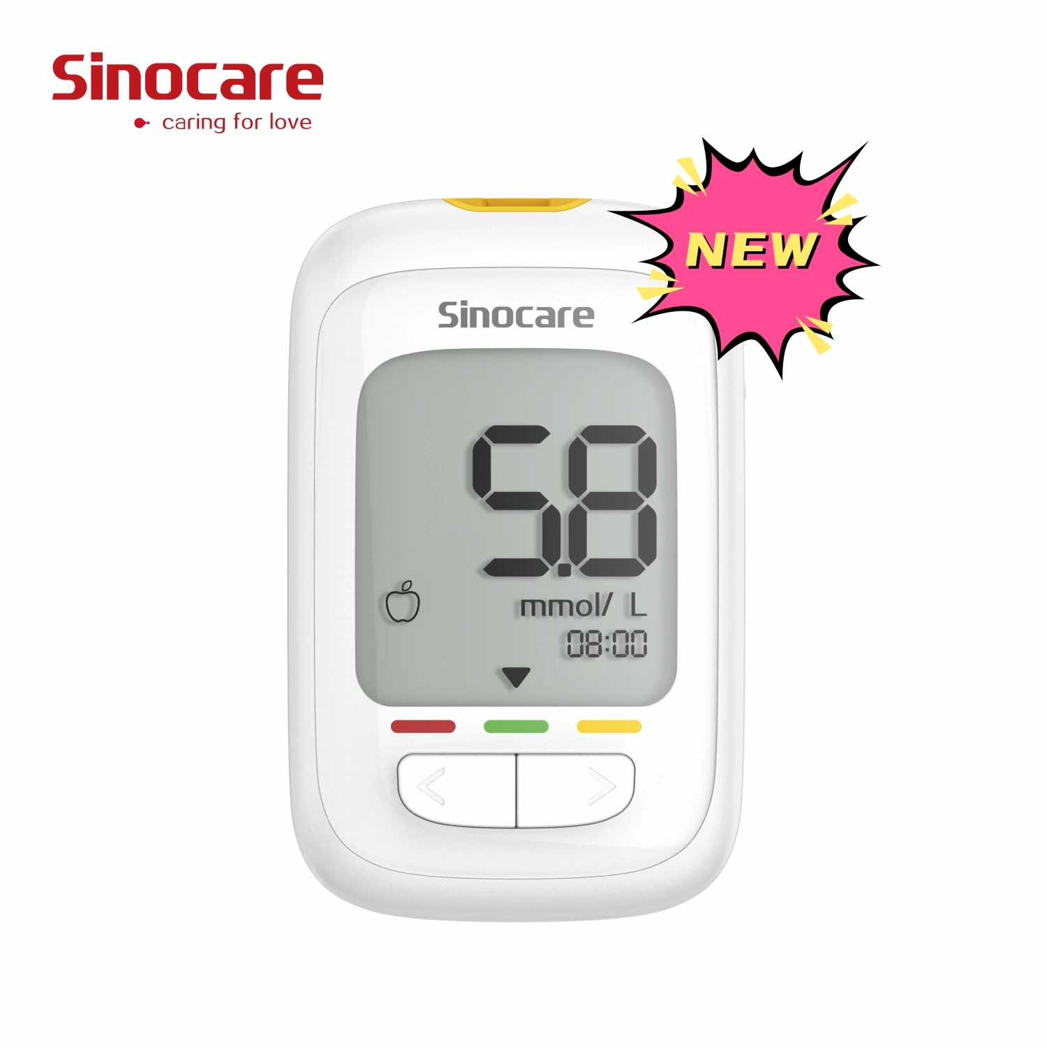 Sinocare Blood Glucose Meter Wholesale/Supplier Price Reliable Quality Blood Glucose Meter Plus Blood Glucose Test Strips Blood Glucose Needle Set