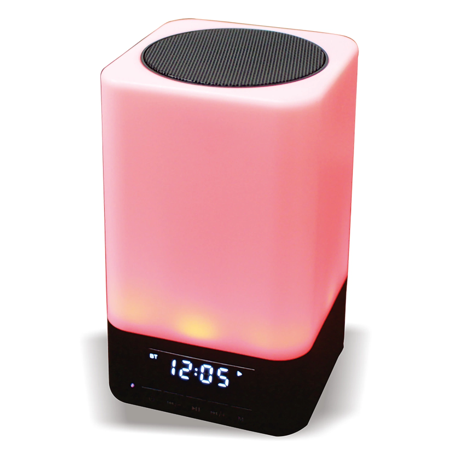 3 in 1 Table Bedside Touch Control Night Light with Wireless Speaker and Clock