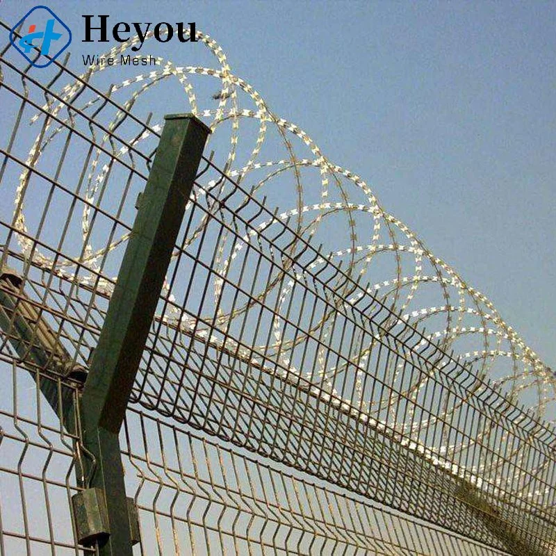 Made in Anping 300mm 400mm 500mm Electro/Hot Dipped Galvanized and PVC Coated Bto-22 Cbt-60 Cbt-65 Concertina Razor Barbed Wire for Farming