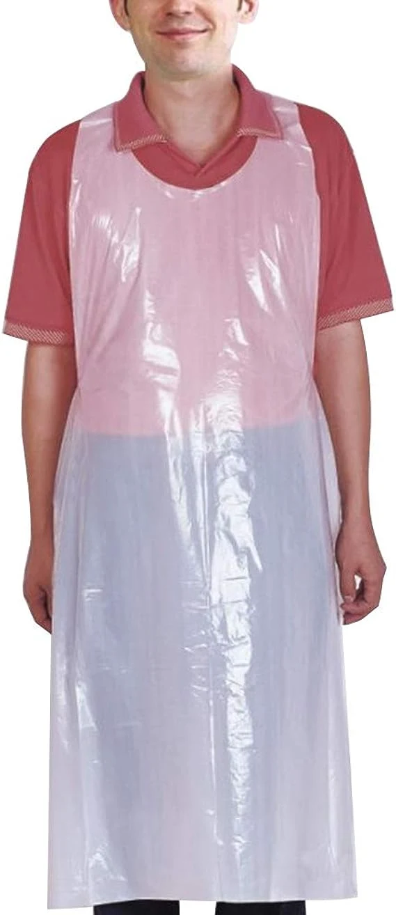 Disposable Aprons, Plastic Waterproof Apron for Adults Kids Painting Party, Cooking, Housework, Picnic