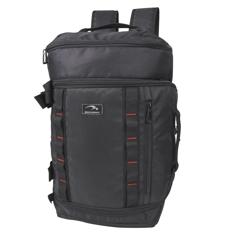 High Quality 1680d Multi-Funtion Bag Black Color Mochila Durable Large Capacity OEM Logo Laptop Backpack with Computer Pocket