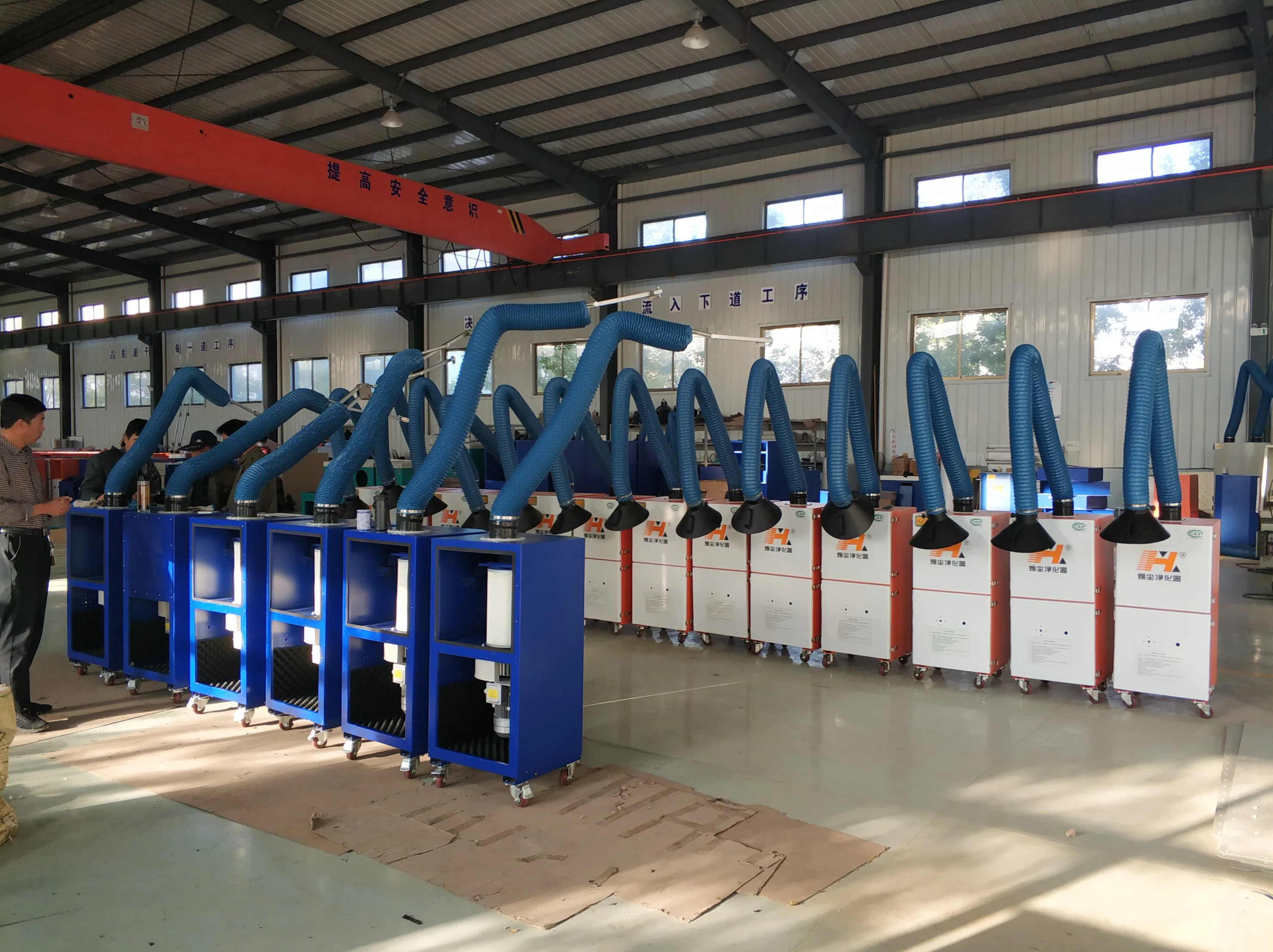 Welding Fume Extractor/Collector/Dust Collection System with Fan Unit