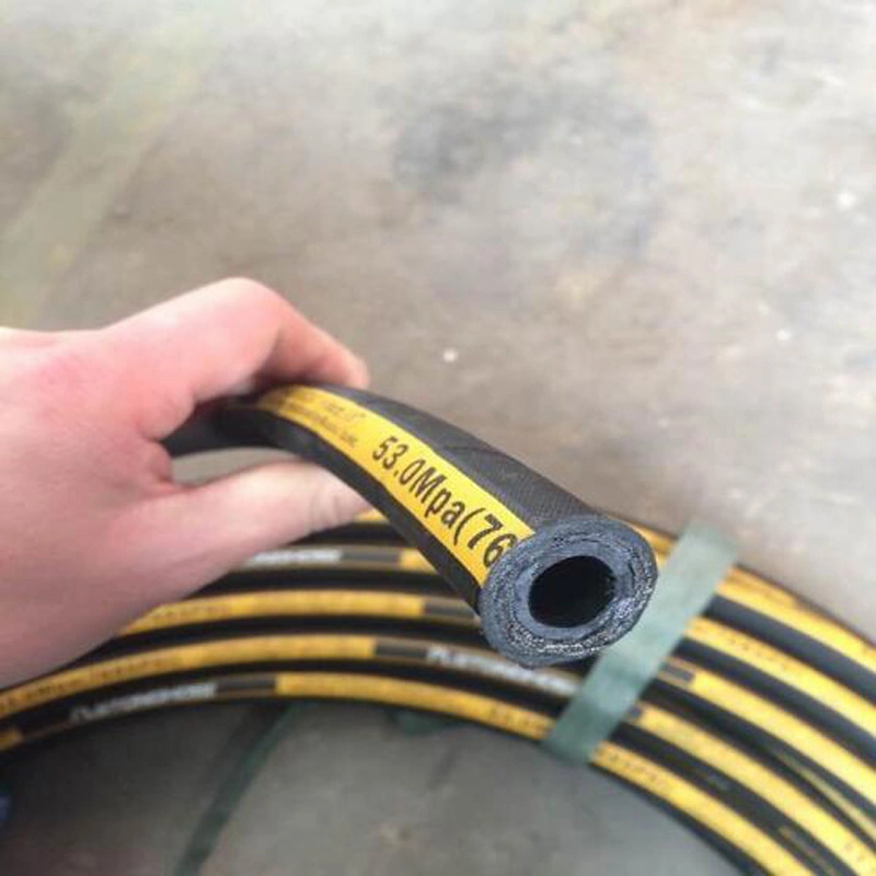 Wire Braided Reinforced High Pressure Rubber Hose for Agriculture Machine