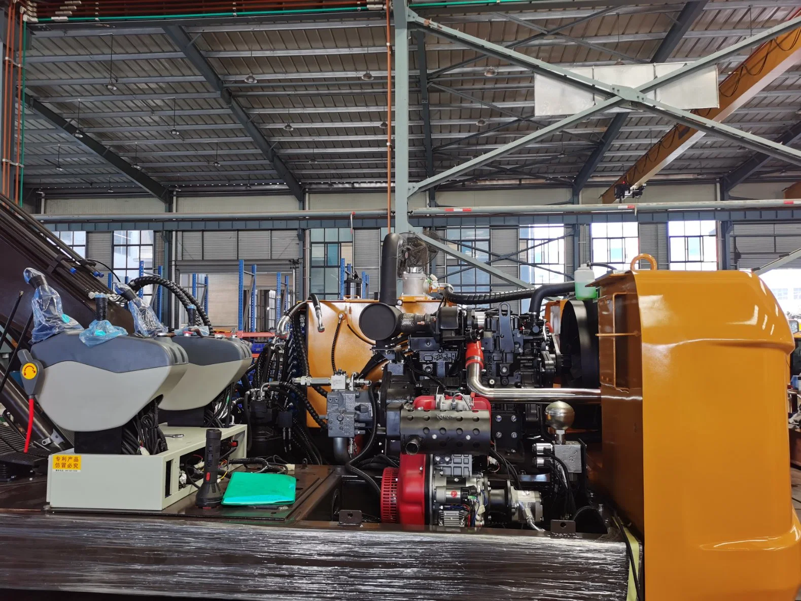 Maintenance of Rail Way Tie Inserter-Puller Excavator Machinery &Crane Machine for Tie Renewal Project