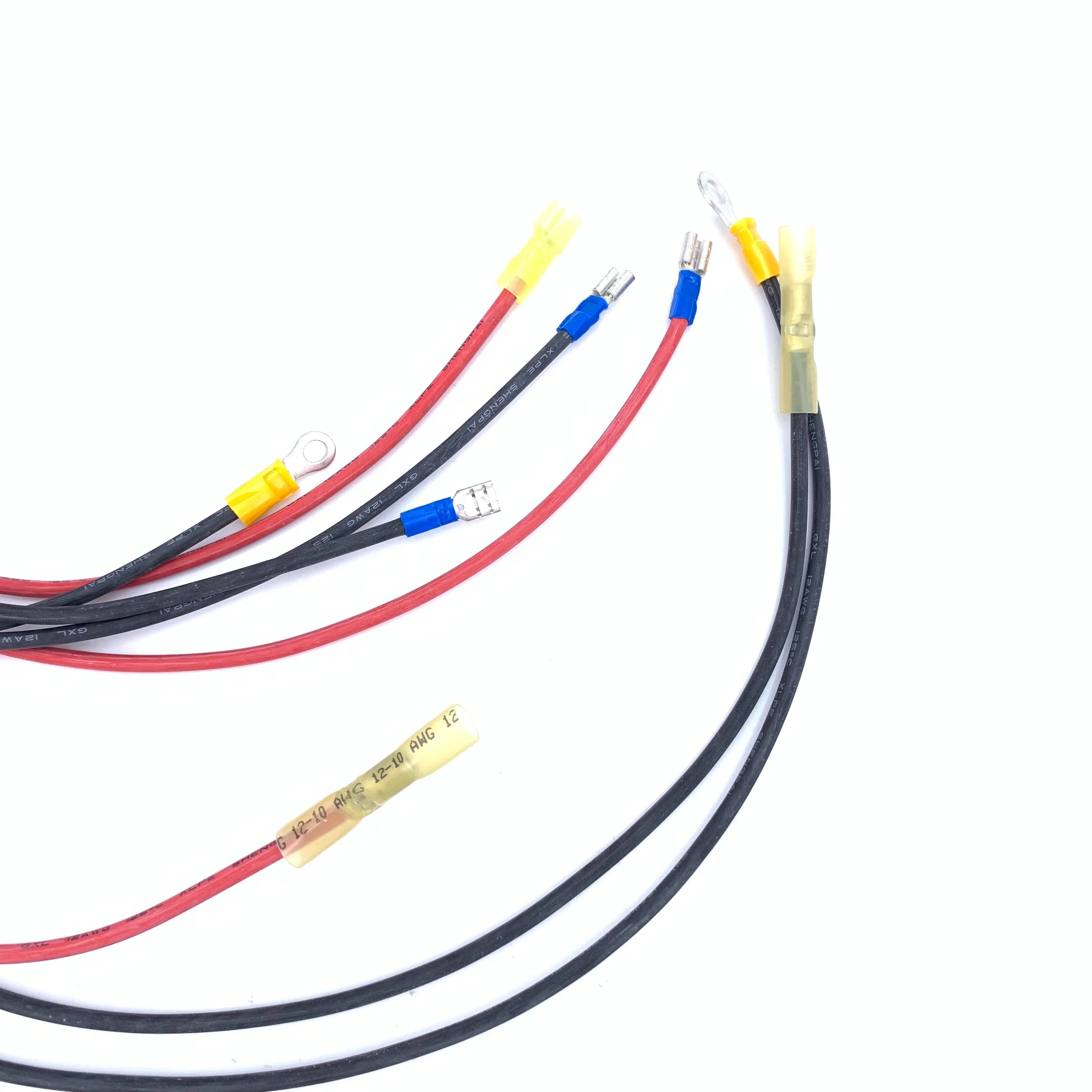 High Current Cable Wiring Harness Assembly Car Connector Cable Wire Harness for Industrial Equipment, with Deutsch Waterproof Connector Dtp04-4p, Dtp06-4s