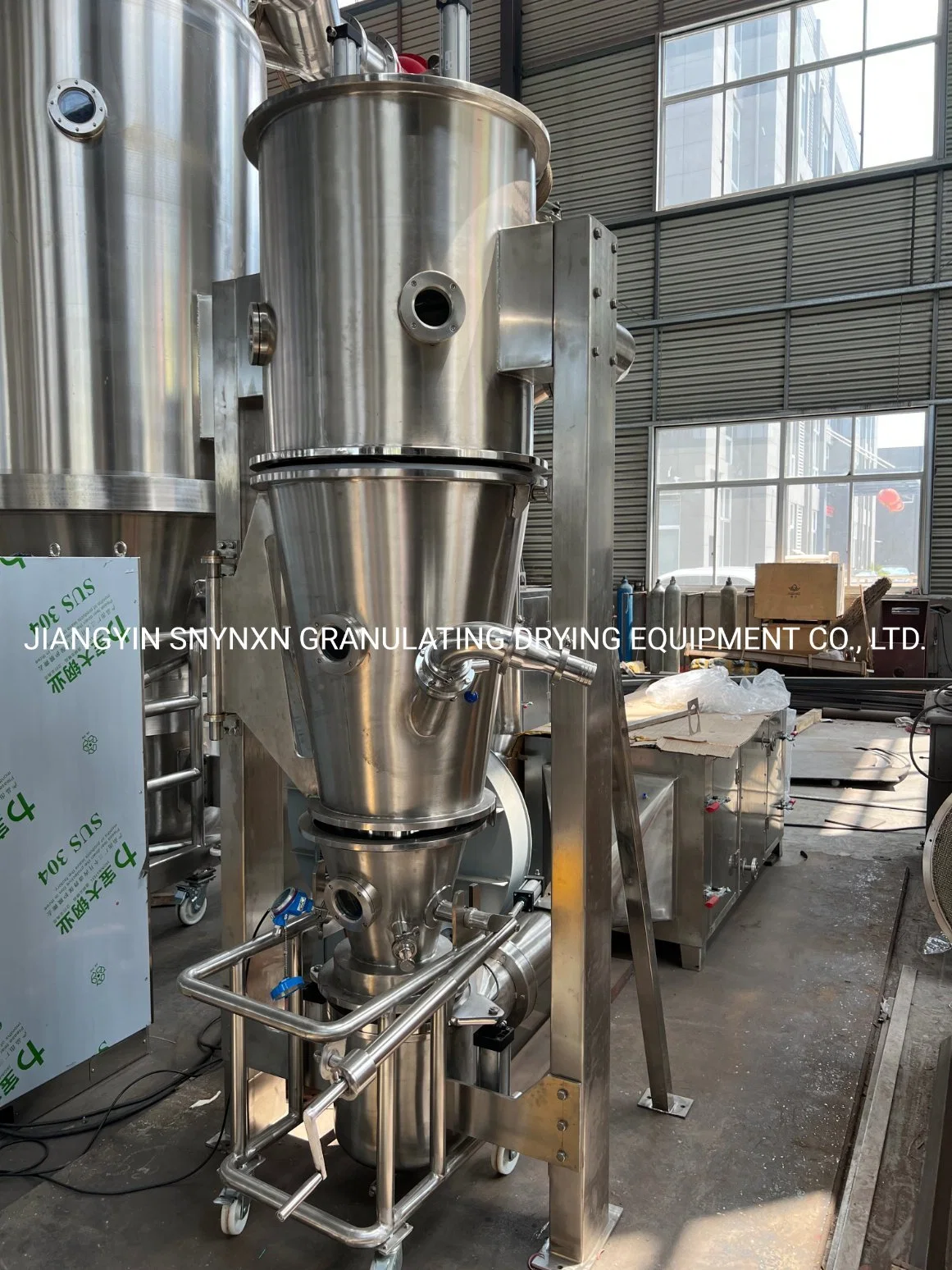 Fg Model Small Pharmaceutical Lab Use Mini Fluidized Bed Drying Granulator Fluid Bed Dryer