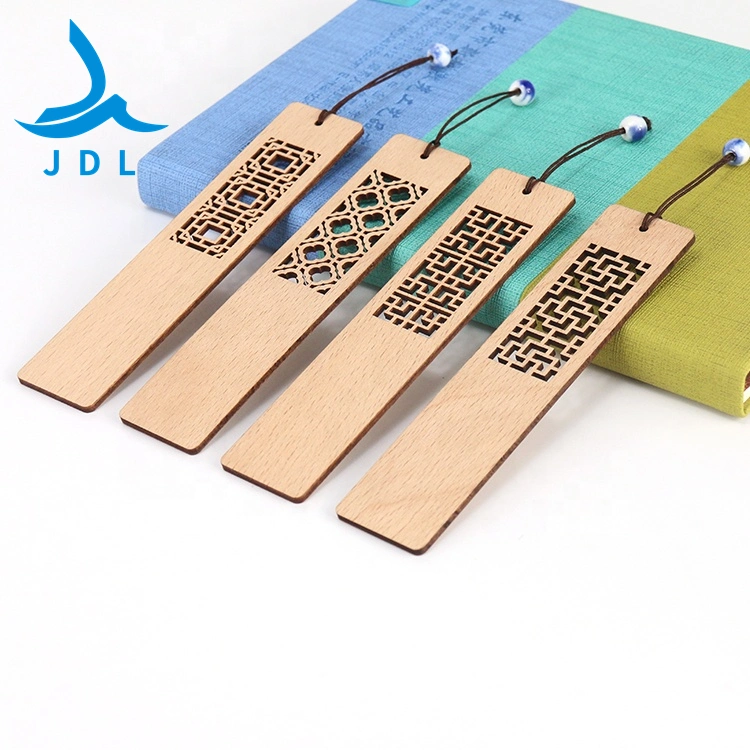 Custom Cheap Book Marks Metal Promotional Life Souvenir 3D Bamboo Ware Environmental Wooden Bookmark