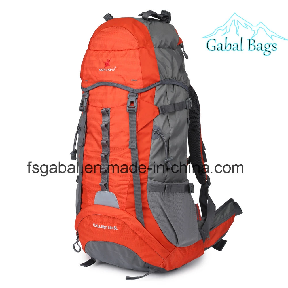 Fashion Leisure Waterproof Nylon Climbing Mountain Sports Travel Hiking Backpack