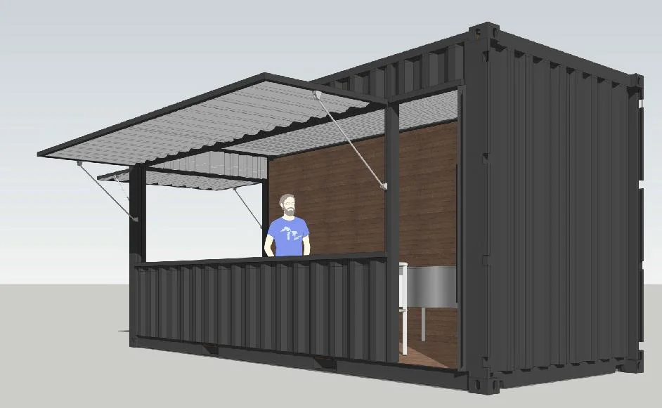 Mobile Container Restaurant Made by Solid Sea Container Houses