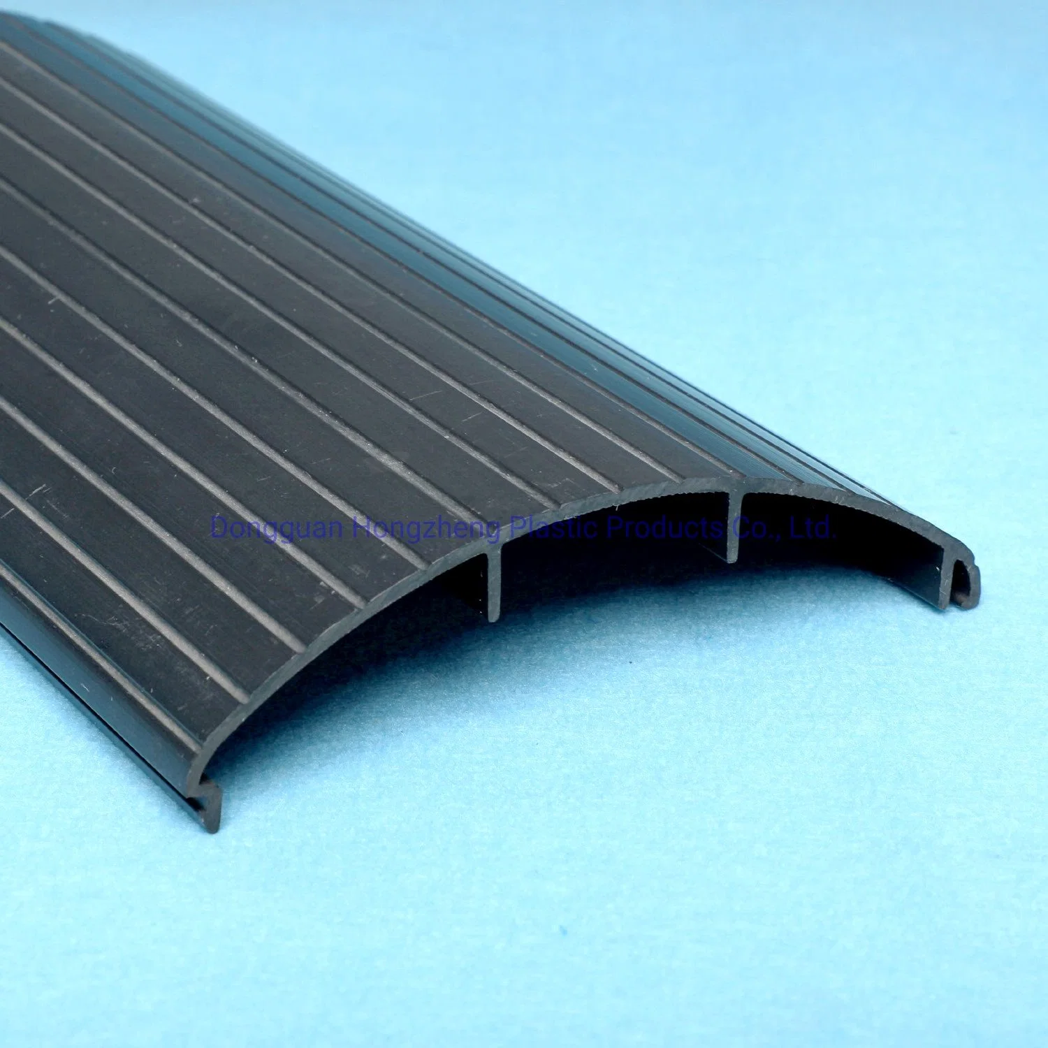 Black PVC Profile Extrusion Parts for Wire Fixed