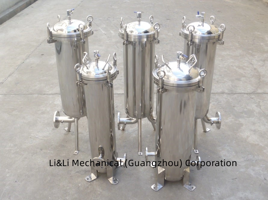 Microporous Membrance Stainless Steel Single Bag Filter for Filtration System