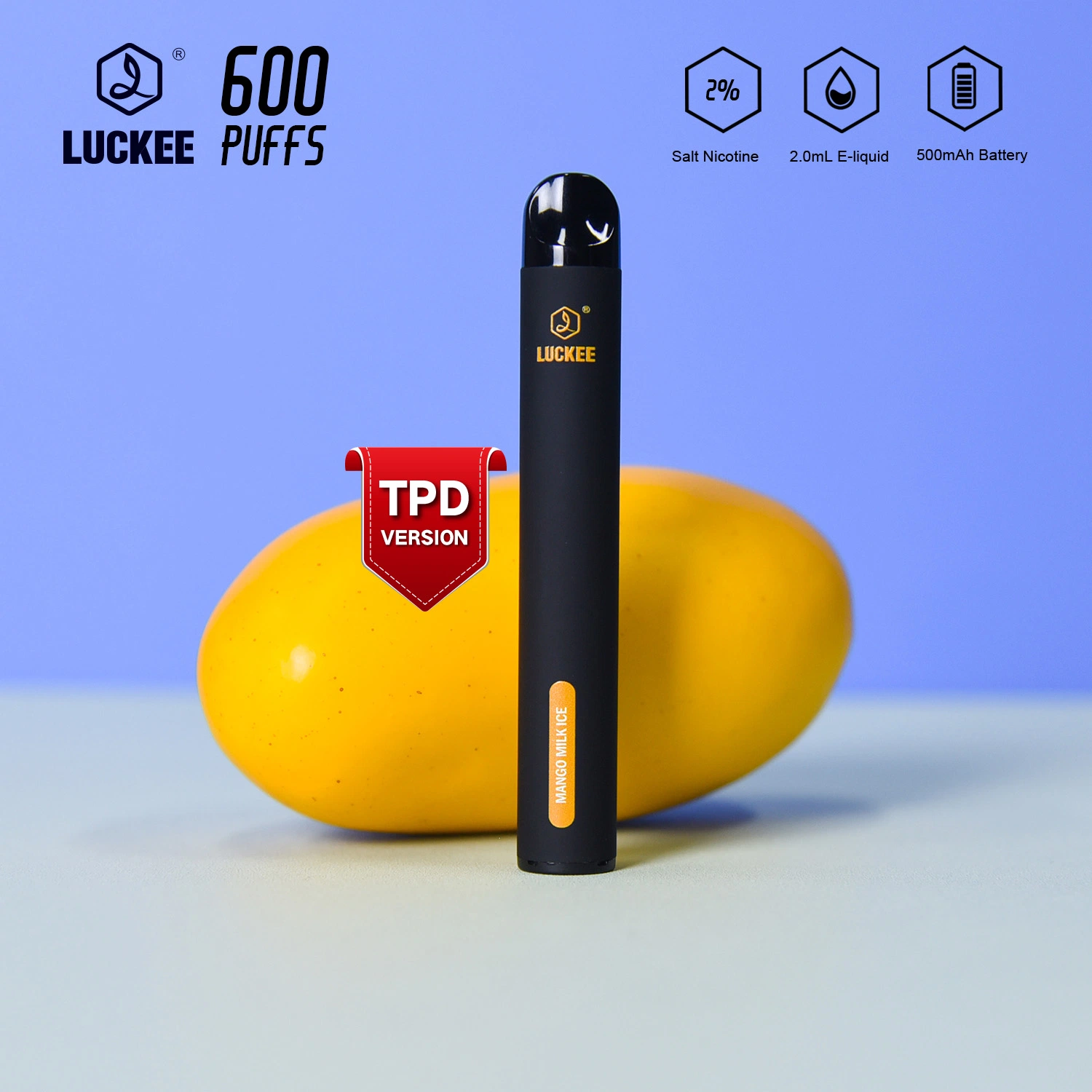 Caneta vazia de cigarro descartável e com logótipo personalizado 600 puff Bar Pod