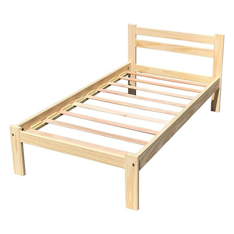 Cama doble de madera para niños