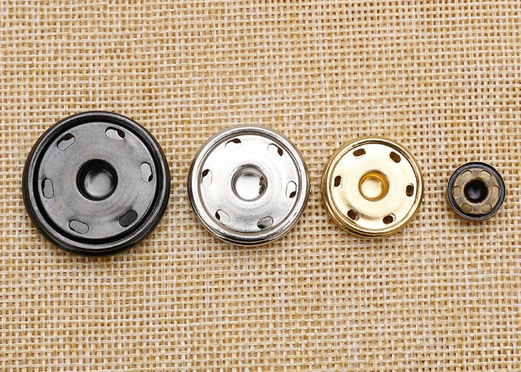 Fashion Custom Eco Friendly Round Shape Metal Sewing Brass Snap Button for Coat