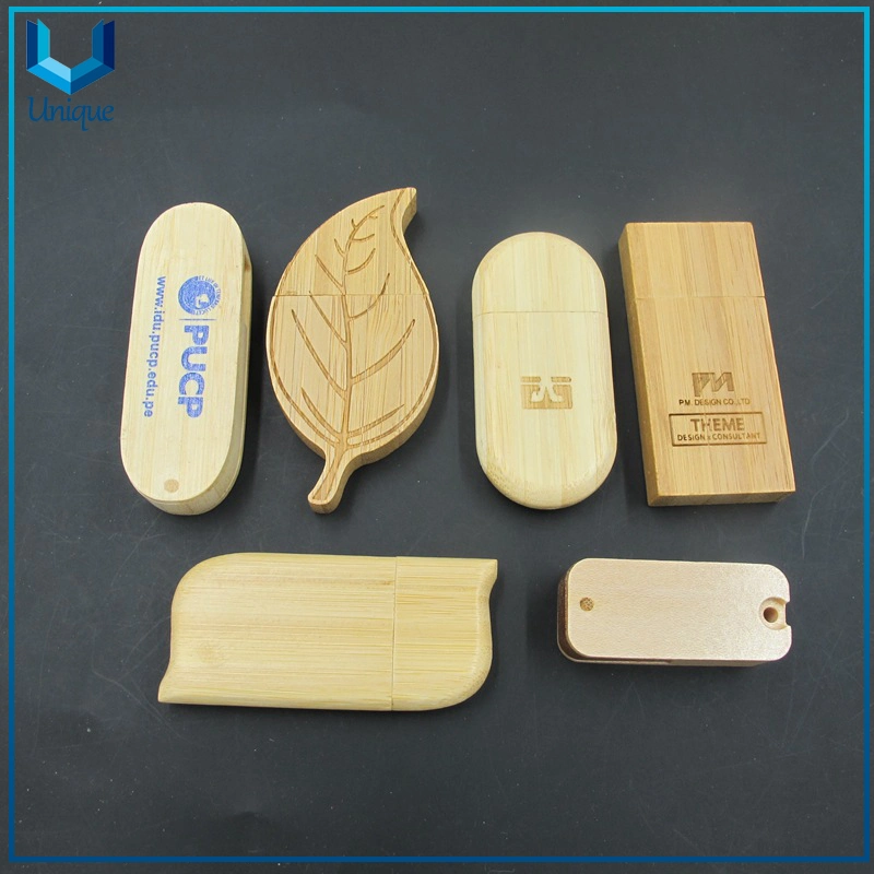 Custom Coportate Gift USB Drive, Creative Design Shape Wood Memory Storage Fash USB Drive