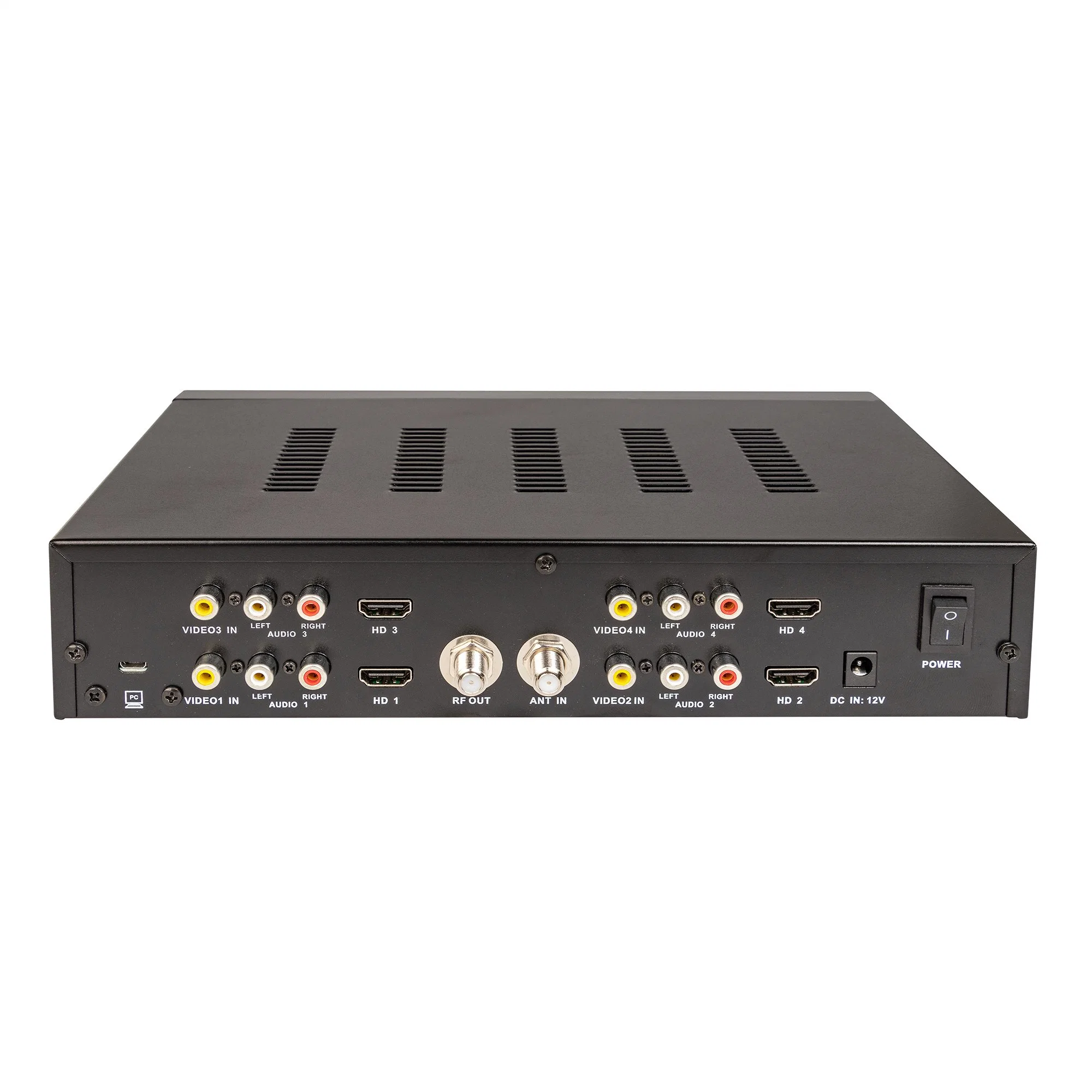 DVB-T 4 CH Modulator 4 Route Input Standard Cofdm Modulation and H. 264 Encoding